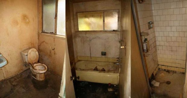 decrepit Los Angeles house