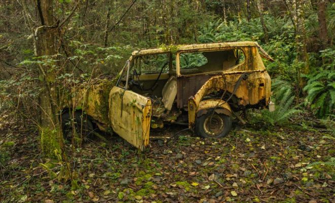 abandoned cars